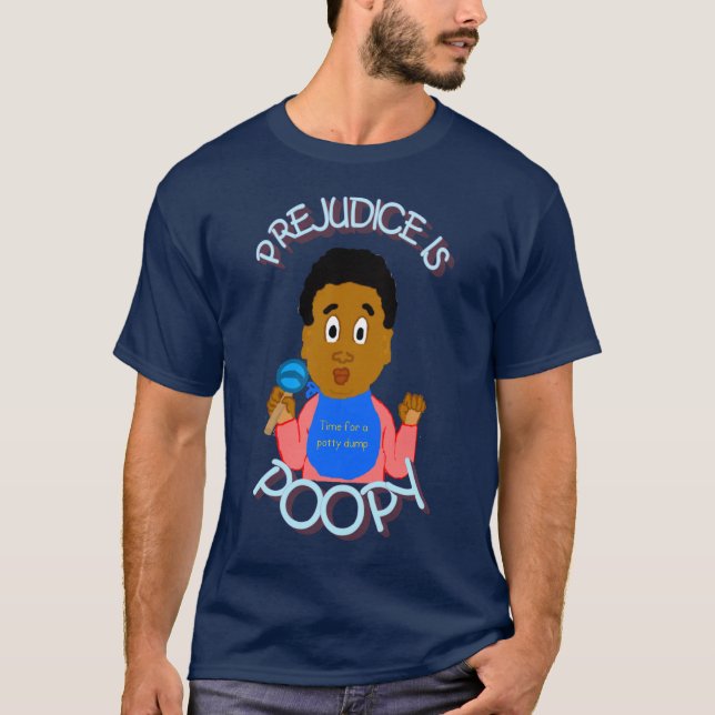 O preconceito é camisa de Poopy (Frente)