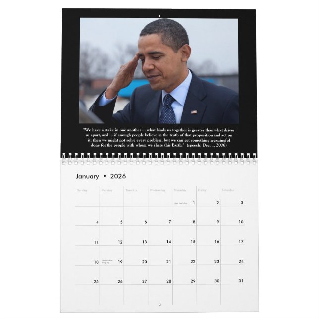 O presidente Barack Obama cita o calendário 2013 (Jan 2026)