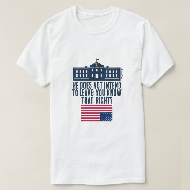 O Presidente Eterno? - Uma Camisa MisterP (Frente do Design)