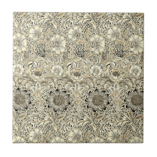 O preto amarelo-vivo William Morris's Corncockle