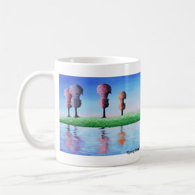 O primavera amarra a caneca de café (Esquerda)