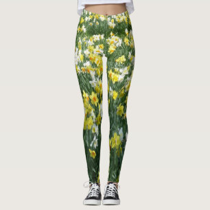 O primavera dos Daffodils floresce Legging