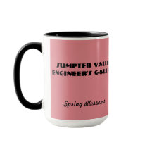 O primavera floresce caneca