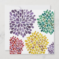 O primavera Wedding floresce convite