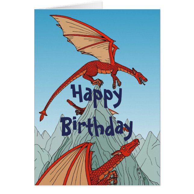 O primeiro a ganhar! Cartão de Aniversário (Frente)