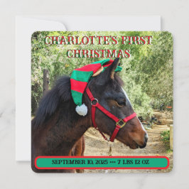 O Primeiro Anúncio de Nascimento de Natal do Bebê