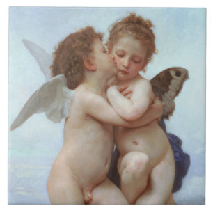 O primeiro beijo, amor e psyche, Bouguereau