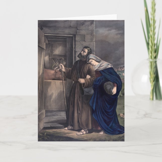 O primeiro cartão da Noite de Natal (Frente)