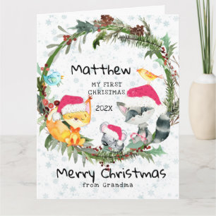 O primeiro cartão de Natal da vovó do Forest Baby
