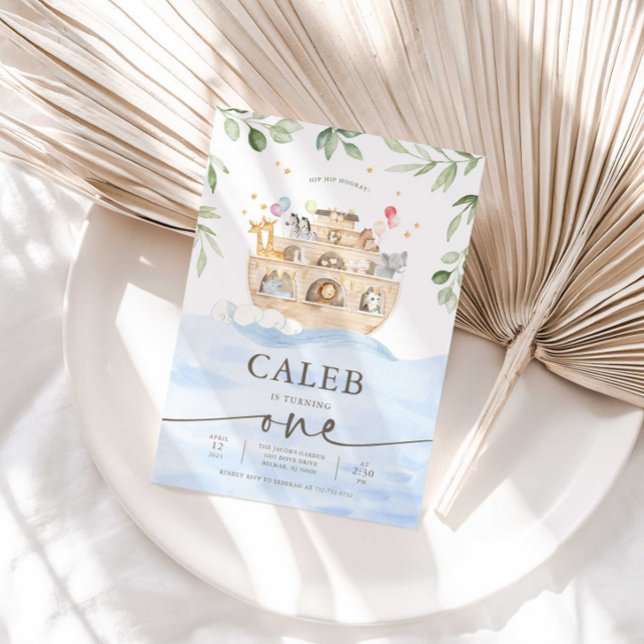 O Primeiro Convite de Aniversário à Arca de Noah (Criador carregado)