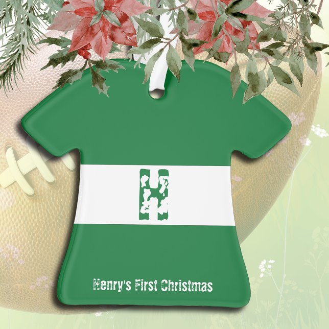 O Primeiro Ornamento de Natal do Baby Boy (Criador carregado)