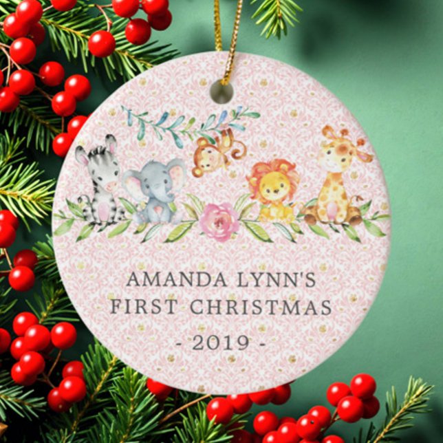 O Primeiro Ornamento de Natal do Bebê de Foto da S (Criador carregado)