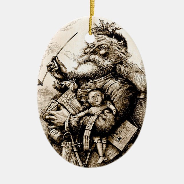 O primeiro ornamento de Papai Noel (Frente)