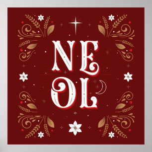 O primeiro poster 24x24 do Natal de Noel