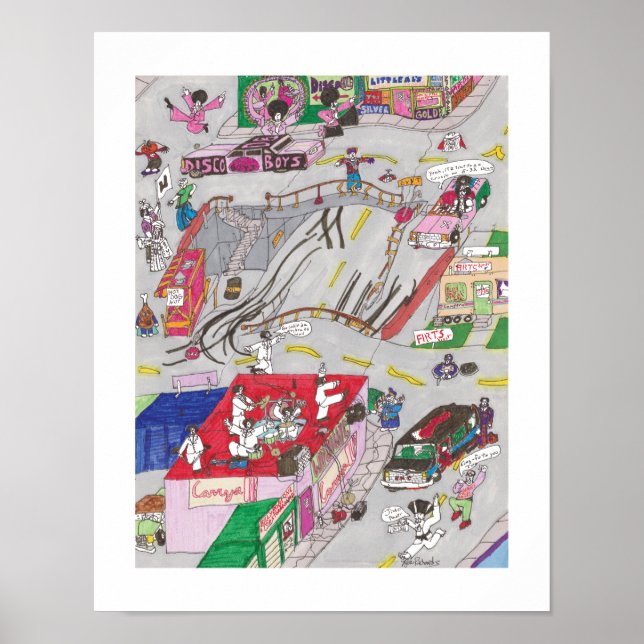 O primeiro Poster de Desenho de Voltz (Frente)