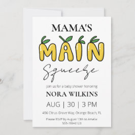 O principal convite para chás de fraldas de citrin