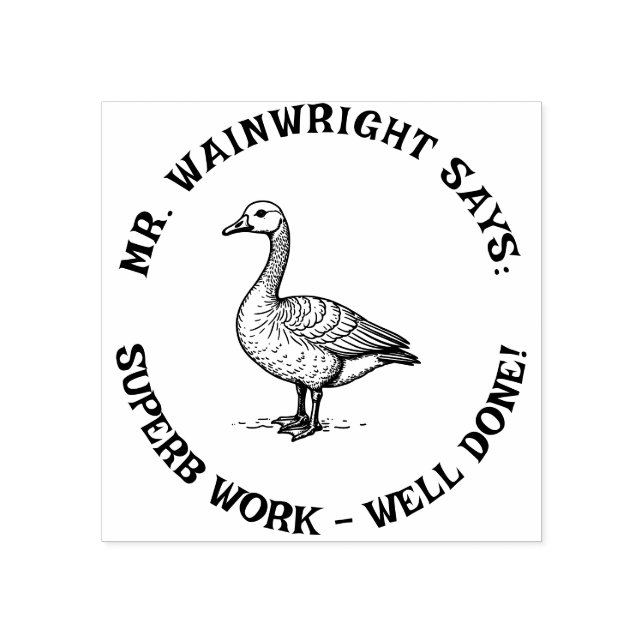 O Professor Personalizado Ganha Carimbo "Excelente (Impressão)