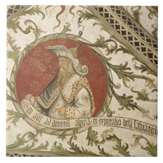 O profeta Micah, do d'Annunciazione do Loggia (Frente)