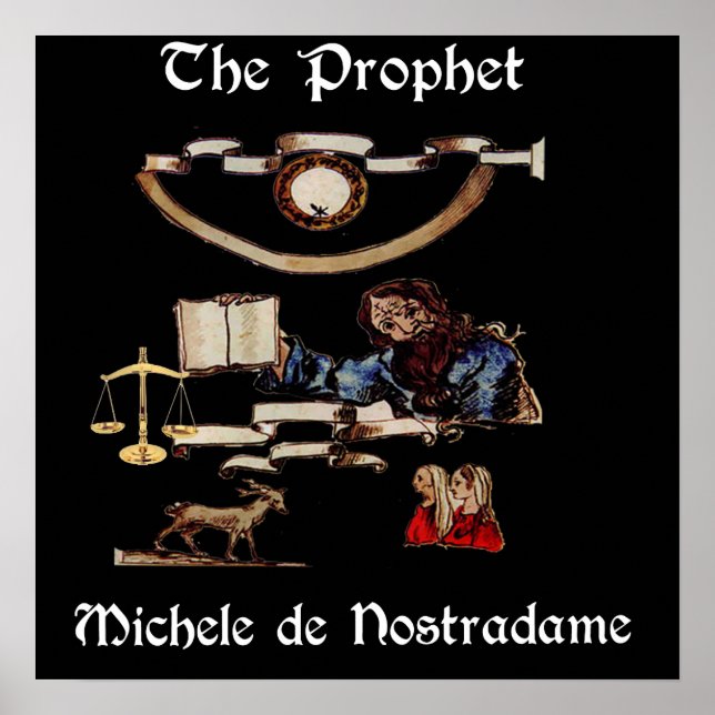 O profeta Nostradamus poster (Frente)