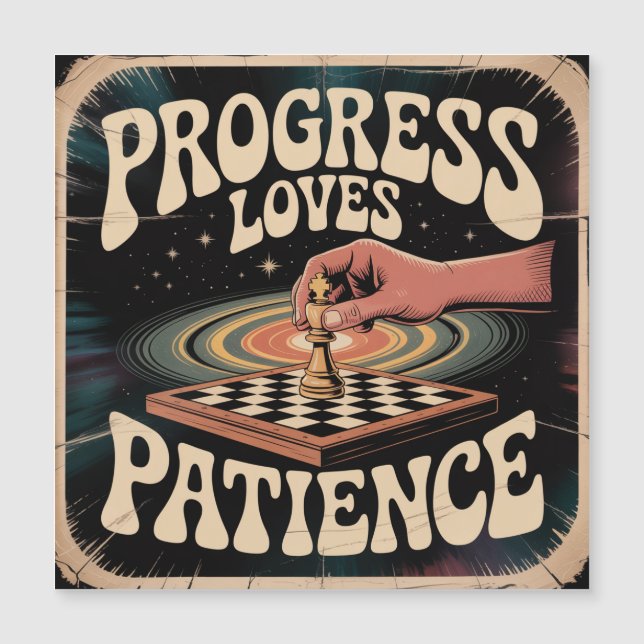 O Progresso Ama a Paciência (Frente)