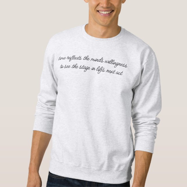 O Próximo Ato da Vida, Camisa de Suor Básica Mascu (Frente)