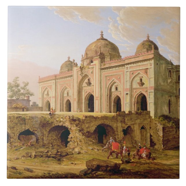 O Qal A-l-Kuhna Masjid, Purana Qila, Deli, c.1 (Frente)