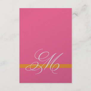 O quadrado cor-de-rosa da prata RSVP do redemoinho