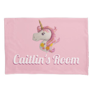 O quarto da menina cor-de-rosa personalizada do