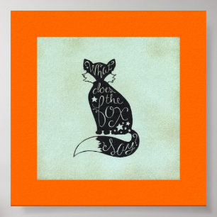 O Que Diz A Raposa Poster