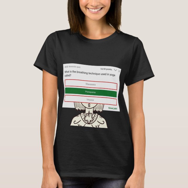 O que é a camisa da técnica de respiração? (Frente)