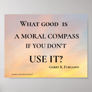 O QUE É BOM É UM IMPRESSÃO DE COMPASSA MORAL