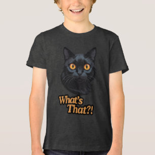 O que é isso? Gato Preto Surpreendido com Olhos La