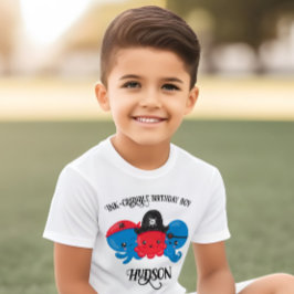 "O que é Kraken" Camiseta de Aniversário Infantil 