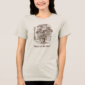 O Que É Tudo Isso Então? Camiseta de Humor de Rato