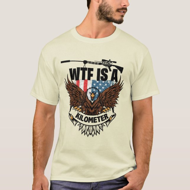 O Que É Um Quilômetro DESENHO DE CAMISA  (Frente)