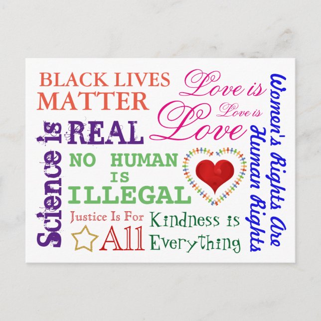 O que eu acredito no cartão postal (Frente)