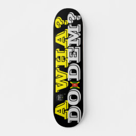 O QUE FAZER DEM? Skateboard JMT, deck de 7¾"