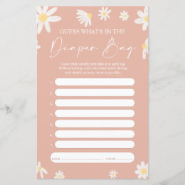 O que há no jogo da Fralda, Chá de fraldas Daisy