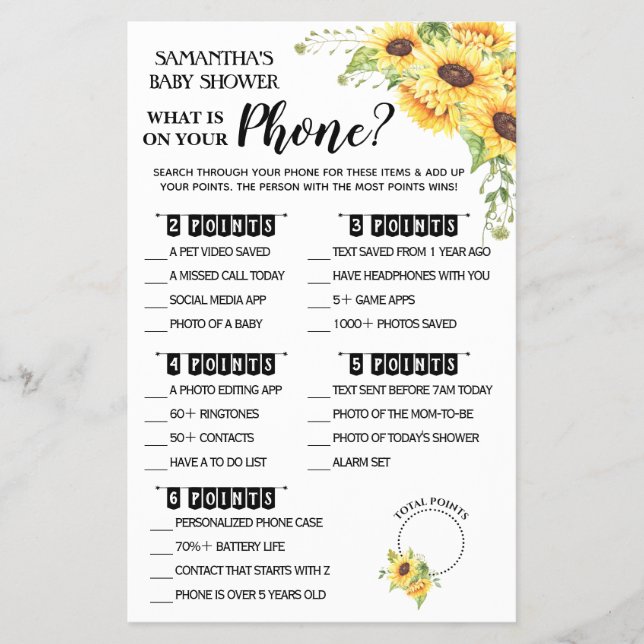 O que há no seu cartão de jogo de chá de fraldas t (Frente)