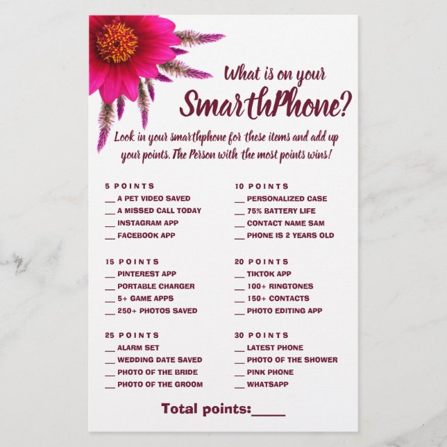 O que há no seu Cartão de Jogo de Chá Telefônico - (Frente)