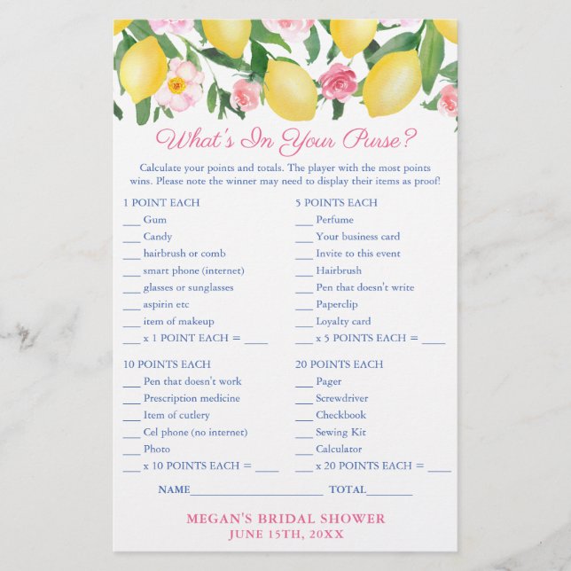 O que há no seu cartão de jogo para limões Positan (Frente)