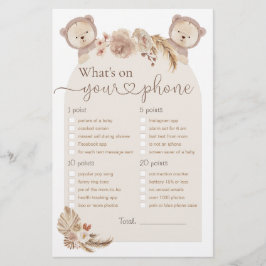 O que há no seu jogo de Chá de fraldas de gêmeos