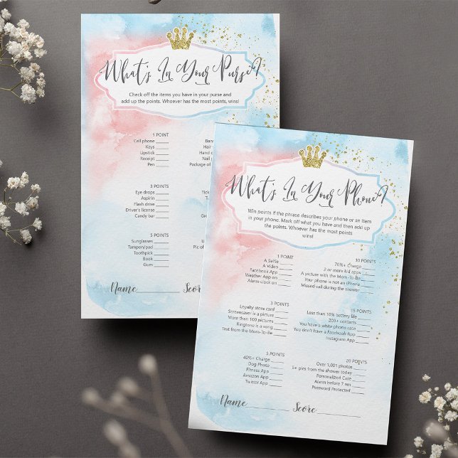 "O que há no seu telefone / bolsa?" Jogo de Revolu (Criador carregado)