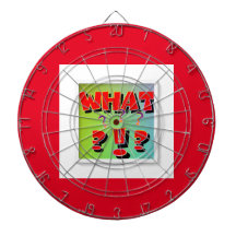 O quê? jogo de dardo