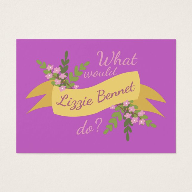 O Que Lizzie Bennet Faria? II (Frente)