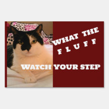 O que o Fluff, veja o seu sinal do pátio