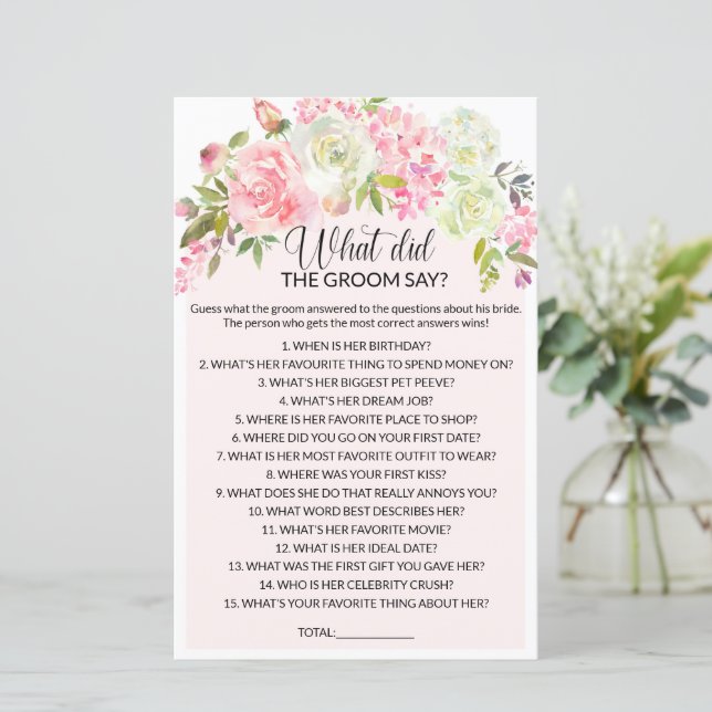 O que o noivo disse jogo de chá de panela? (Em pé/Frente)