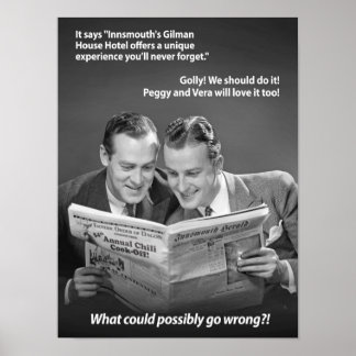 O que poderia dar errado na Poster Innsmouth