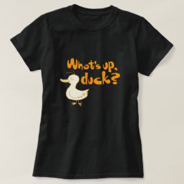 O que se passa, Duck? Camisa Engraçada