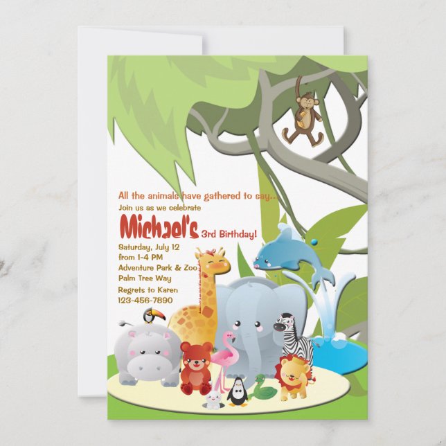 O que veremos nos convites para Festas de aniversá (Frente)